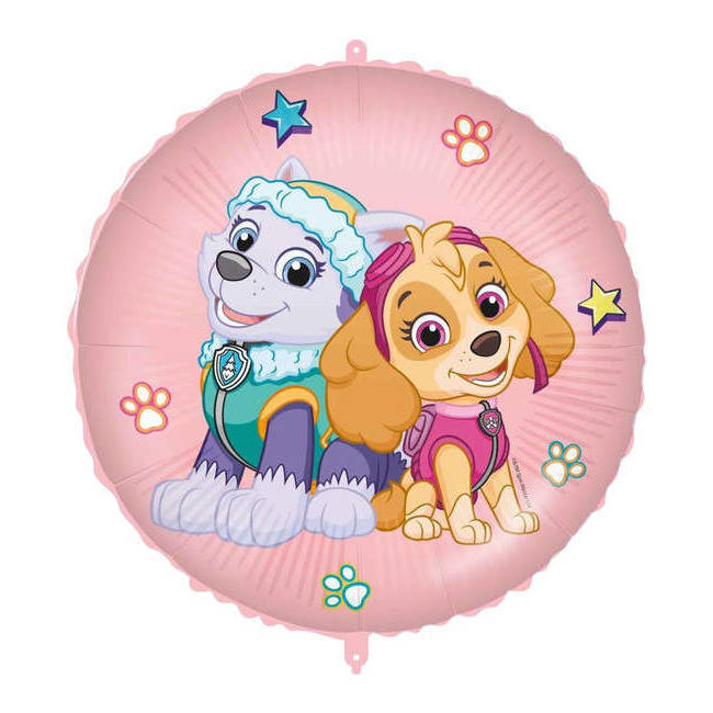 1 Folieballon 18''  - Paw Patrol Skye & Everest