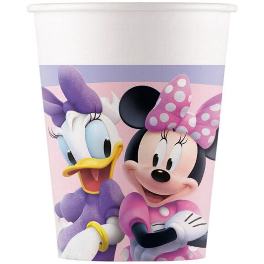 8 Gobelets en Carton 20cl - Minnie