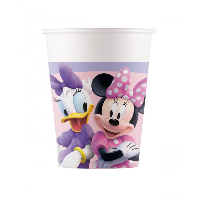 8 Papieren bekers 200ml FSC - Minnie Junior