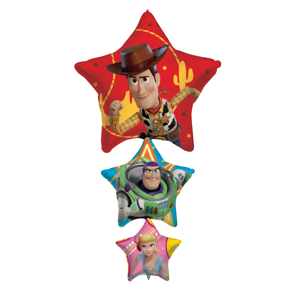 Ballon Alu 64x119 cm - 3 Ballons - Toy Story