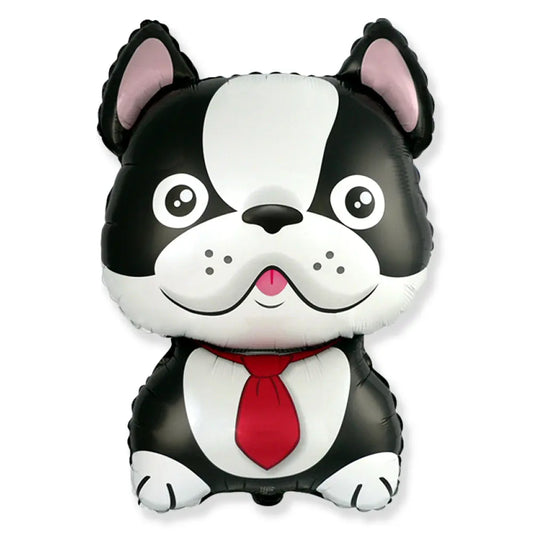 Ballon Alu 28 x 18'' - Chien Noir