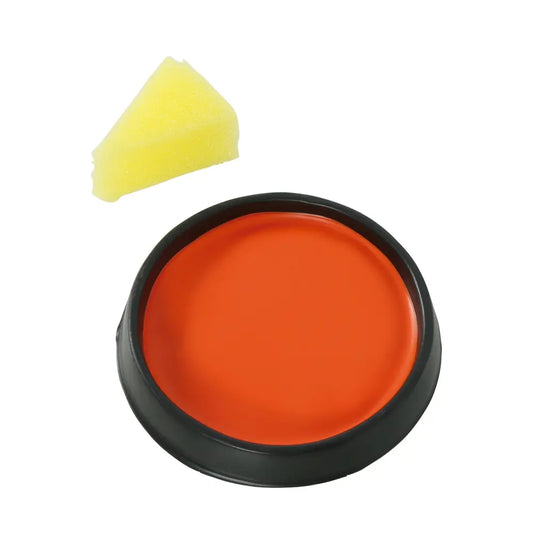 Maquillage avec éponge - Orange