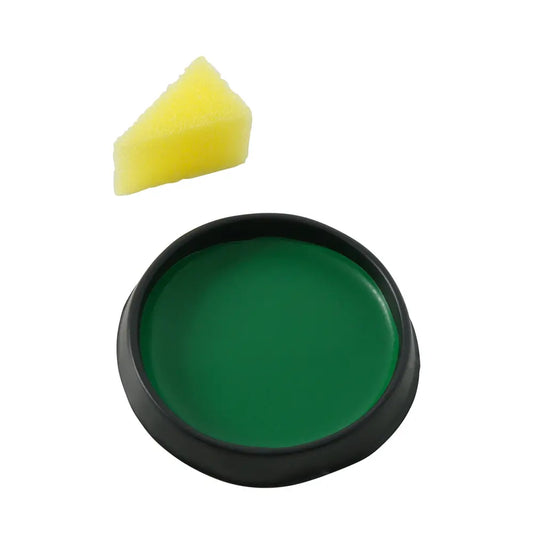 Maquillage avec éponge - Vert foncé