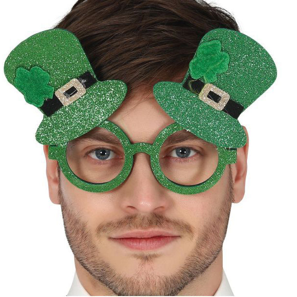 Lunettes Trèfles & Chapeaux à Paillettes