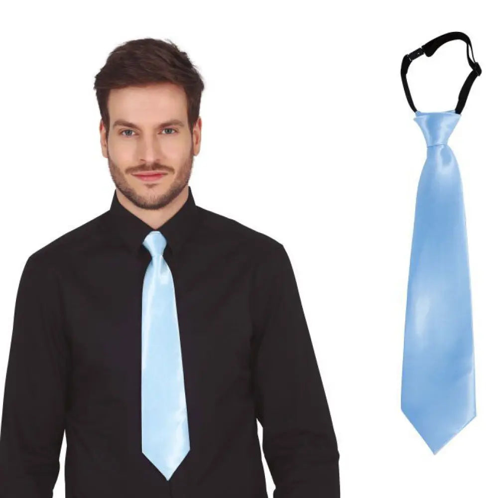 Cravate Bleu Ciel 45cm