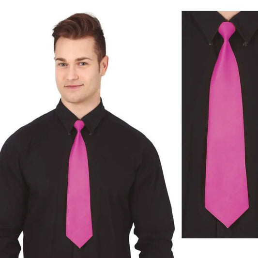 Cravate Fuchsia 45cm