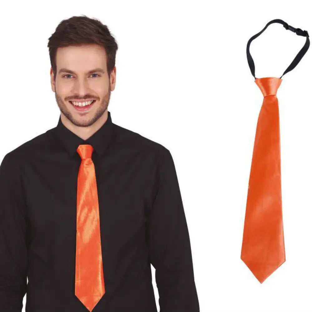 Cravate Orange 45cm