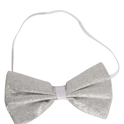 Nœud Papillon Paillettes Argent