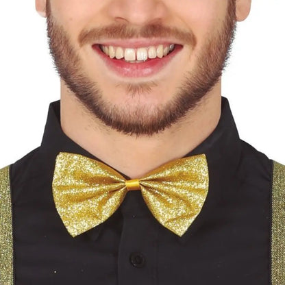 Nœud Papillon Paillettes Or