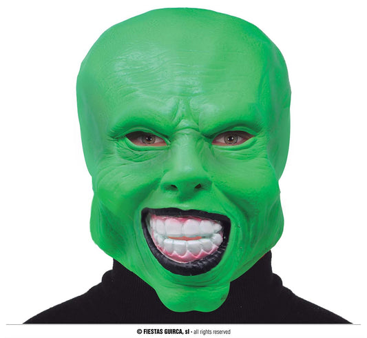 MASQUE DE MÉCHANT VERT, LATEX