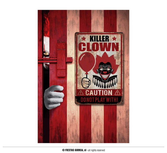 POSTER "CLOWN TUEUR" 24X36 CMS