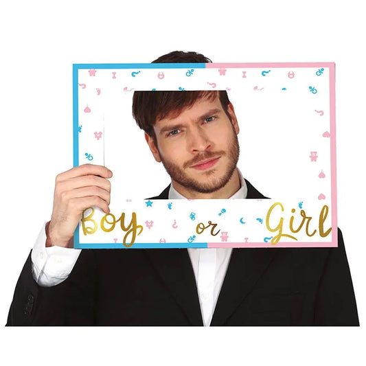 Photocall ''Boy or Girl'' en Carton