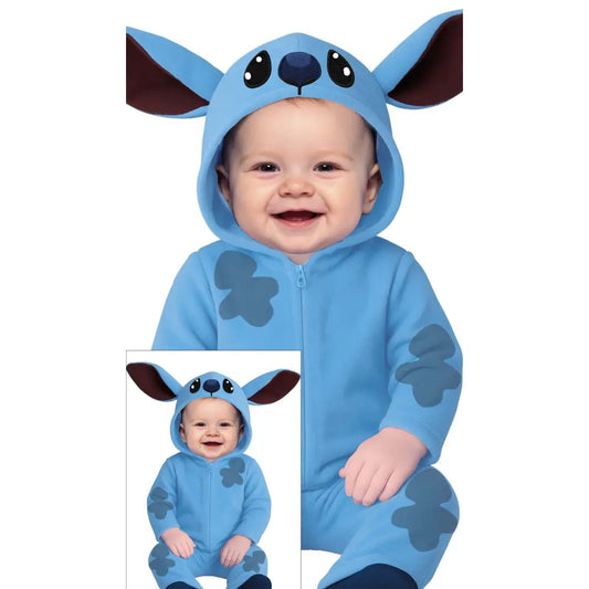 Costume Bébé "Alien Bleu - Stitch" - 18 - 24 MOIS