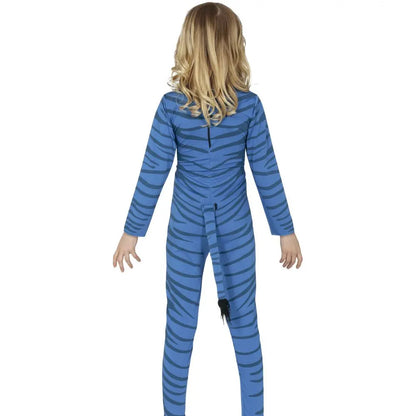 Costume ''Blue Feline'' Avatar - 10-12 ans