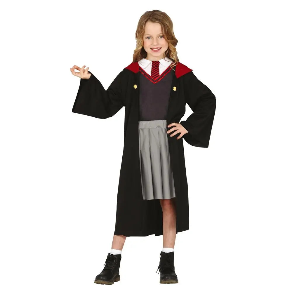 Costume Apprentie Sorcière - Rouge - 5-6 ans
