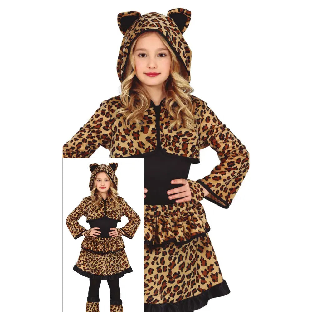 Costume Fille "Léopard" - 10-12 ans