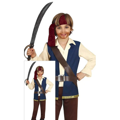 Costume Pirate Bleu - 3-4 ans