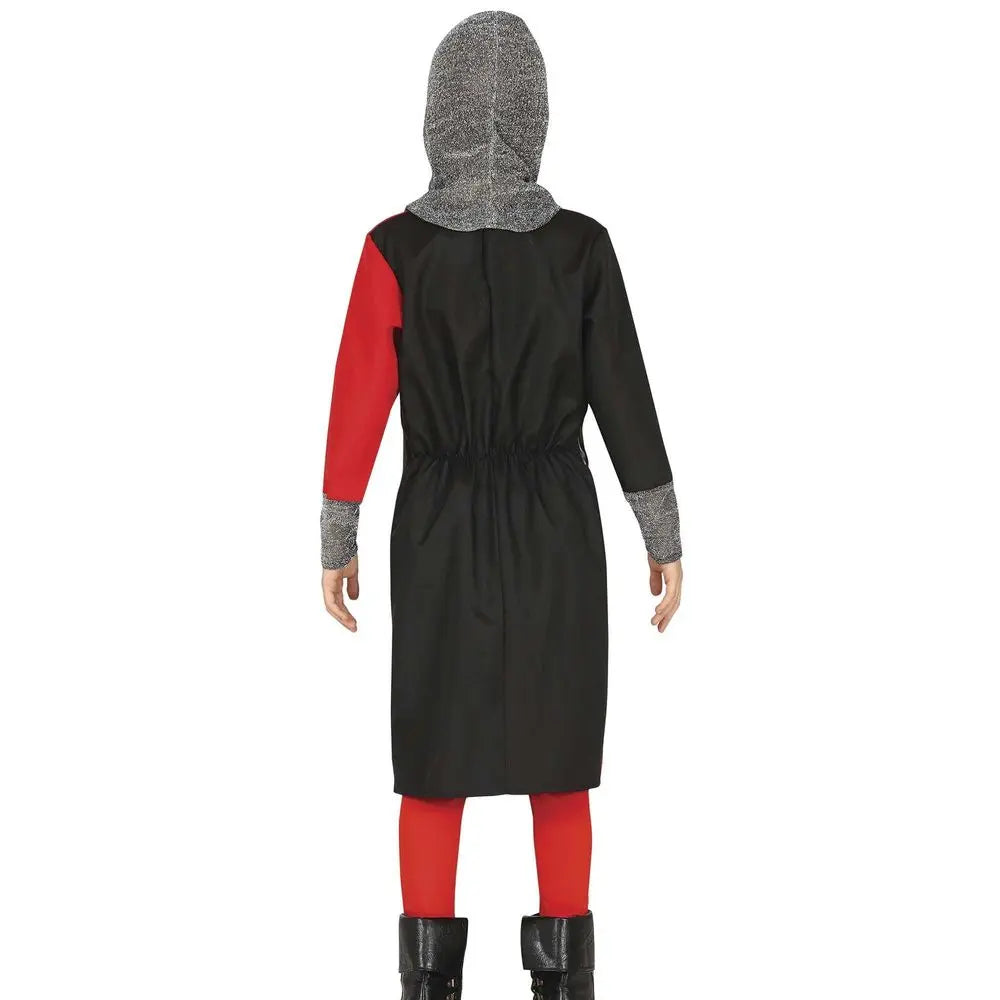 Costume Chevalier Rouge/Noir - 5-6 ans