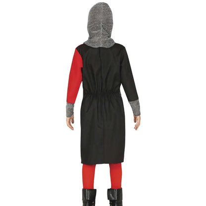 Costume Chevalier Rouge/Noir - 5-6 ans