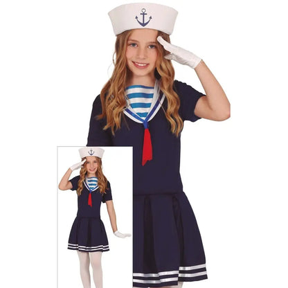 Costume Marin Fille - 5-6 ans