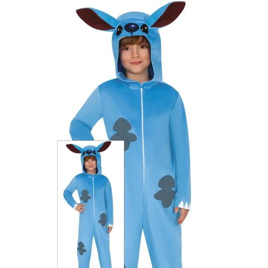 Costume Enfant "Alien Bleu - Stitch" - 5-6 ans