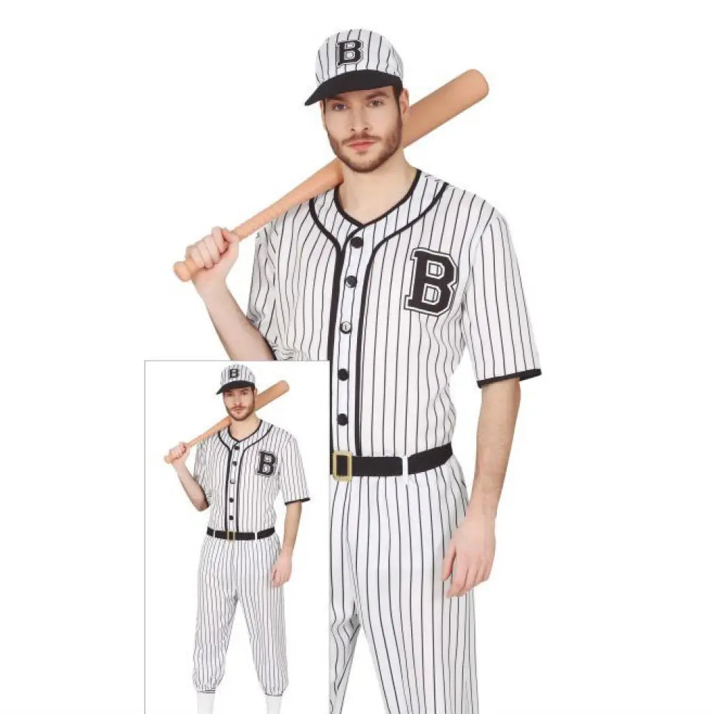 Costume Homme Joueur Baseball - M