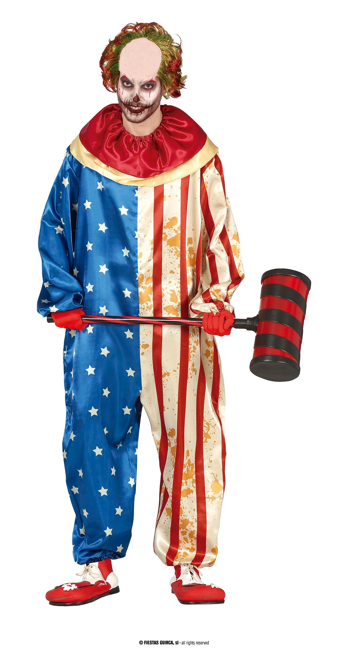 PATRIOT CLOWN, ADULTE, 48 - 50