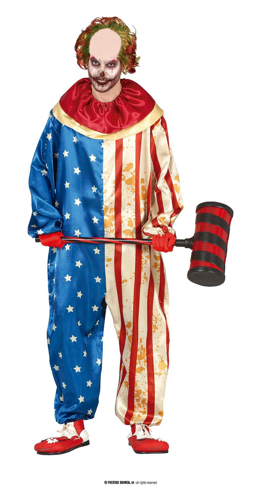 PATRIOT CLOWN, ADULTE, 52 - 54