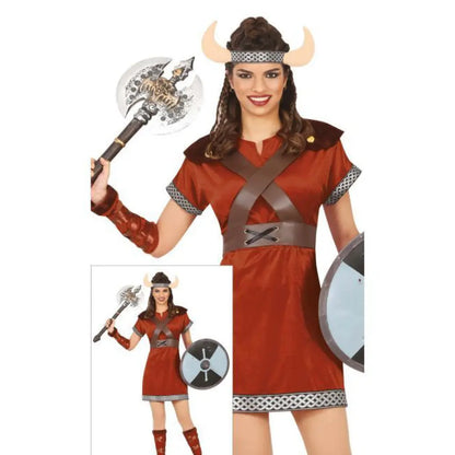 Costume Femme Guerrière Nordic - S