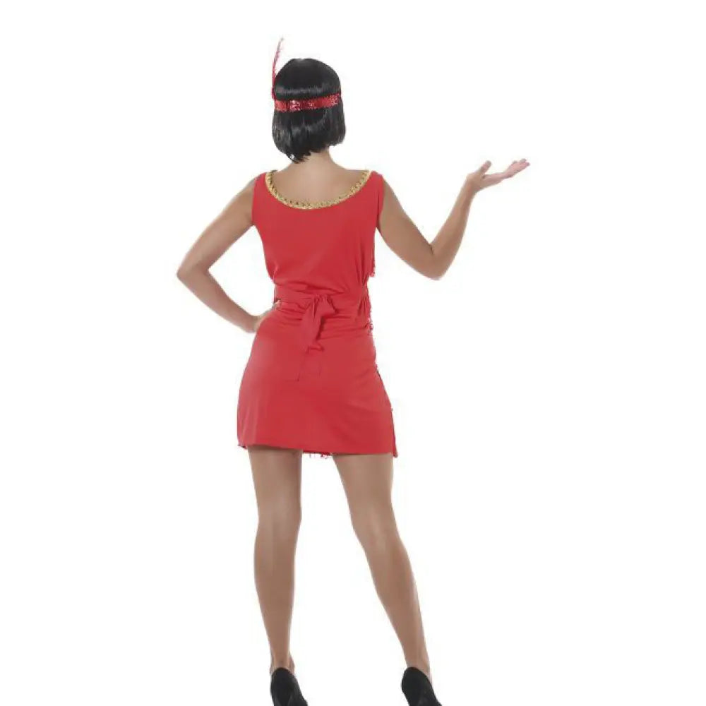 Costume Femme Charleston Rouge - L