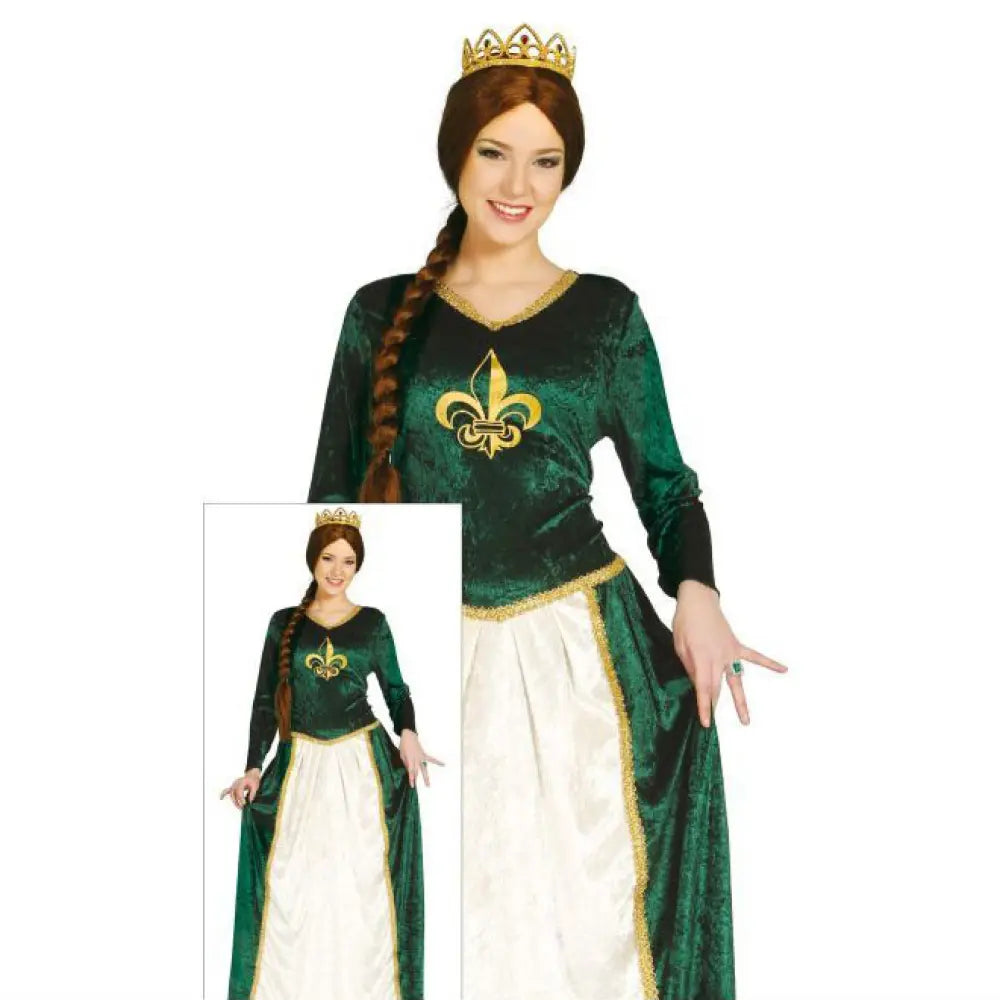 Costume Femme Reine Médiévale - S