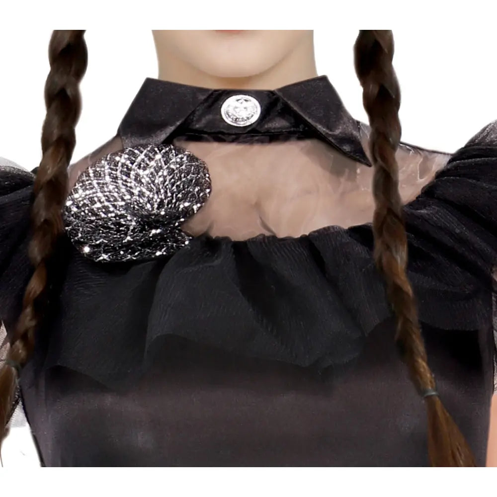 Costume Ado "Mercredi Addams Wednesday Gothique" - Taille 14-16 ans