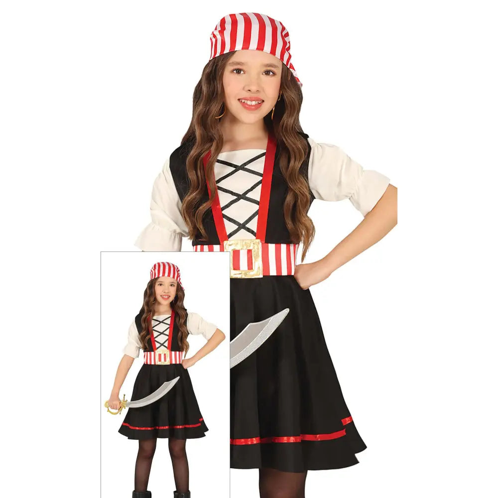 Costume Fille "Corsaire" - 3-4 ans