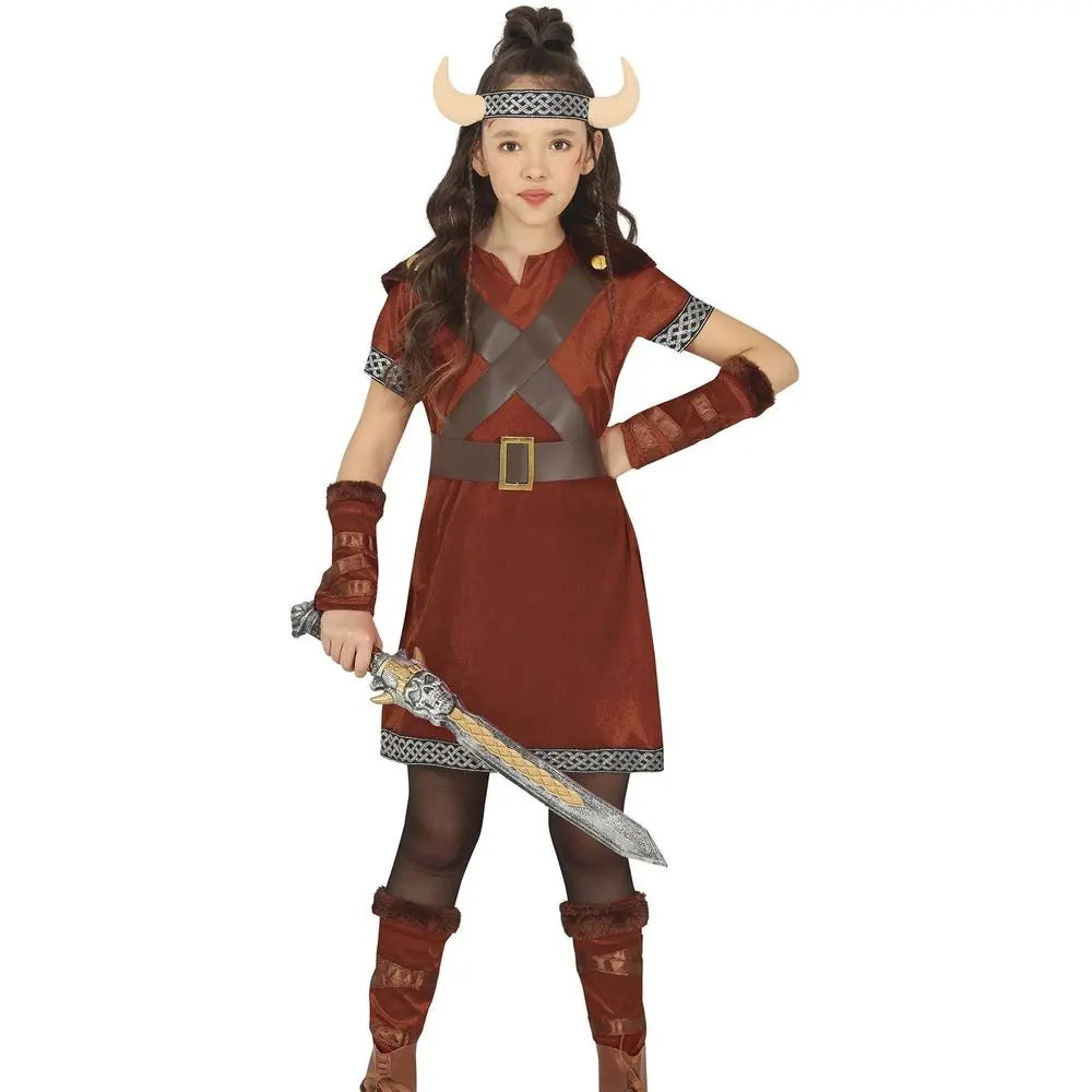 Costume Viking Fille - 5-6 ans