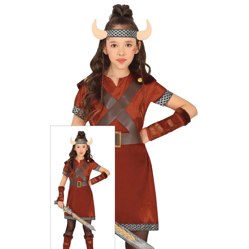 Costume Viking Fille - 5-6 ans