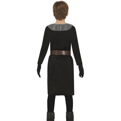 Costume Chevalier Médiéval Noir - 5-6 ans