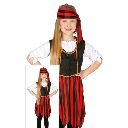 Costume Pirate Fille - 7-9 ans