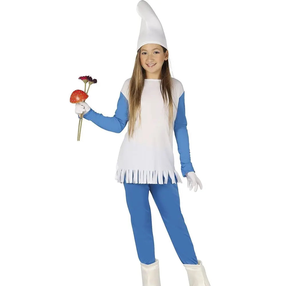 Costume Schtroumpf Fille - 7-9 ans