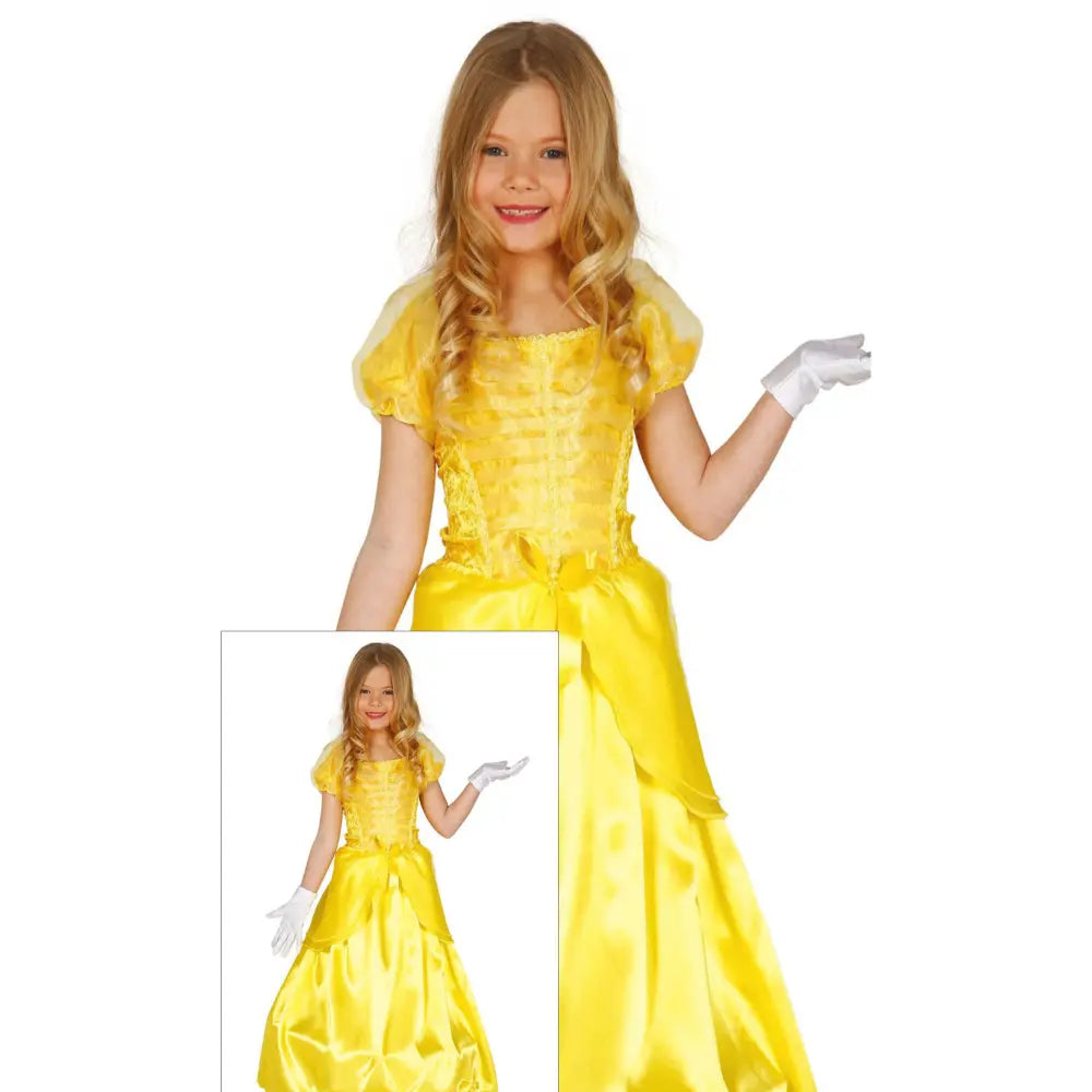 Costume Fille "Princesse Jaune" - 5-6 ans