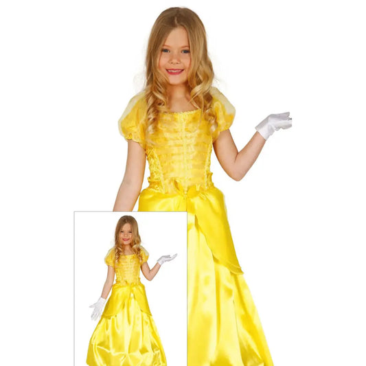 Costume Fille "Princesse Jaune" - 7-9 ans
