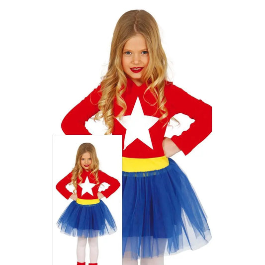 Costume Super-Héroïne - 5-6 ans 