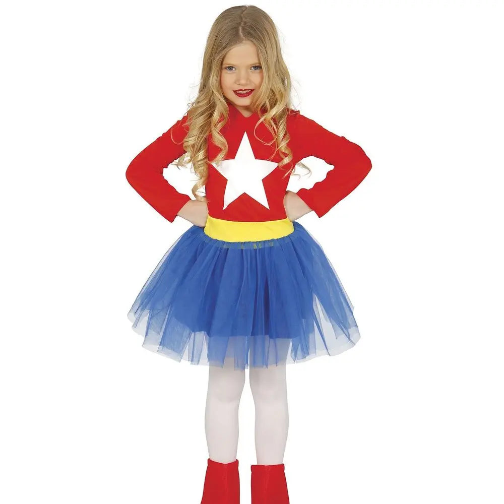 Costume Super-Héroïne - 5-6 ans 
