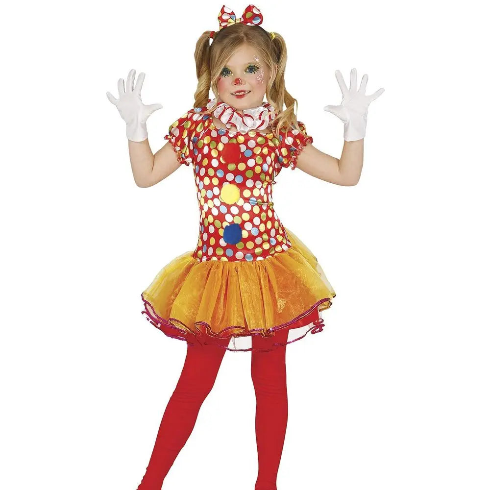 Costume Clown Fille - 5-6 ans