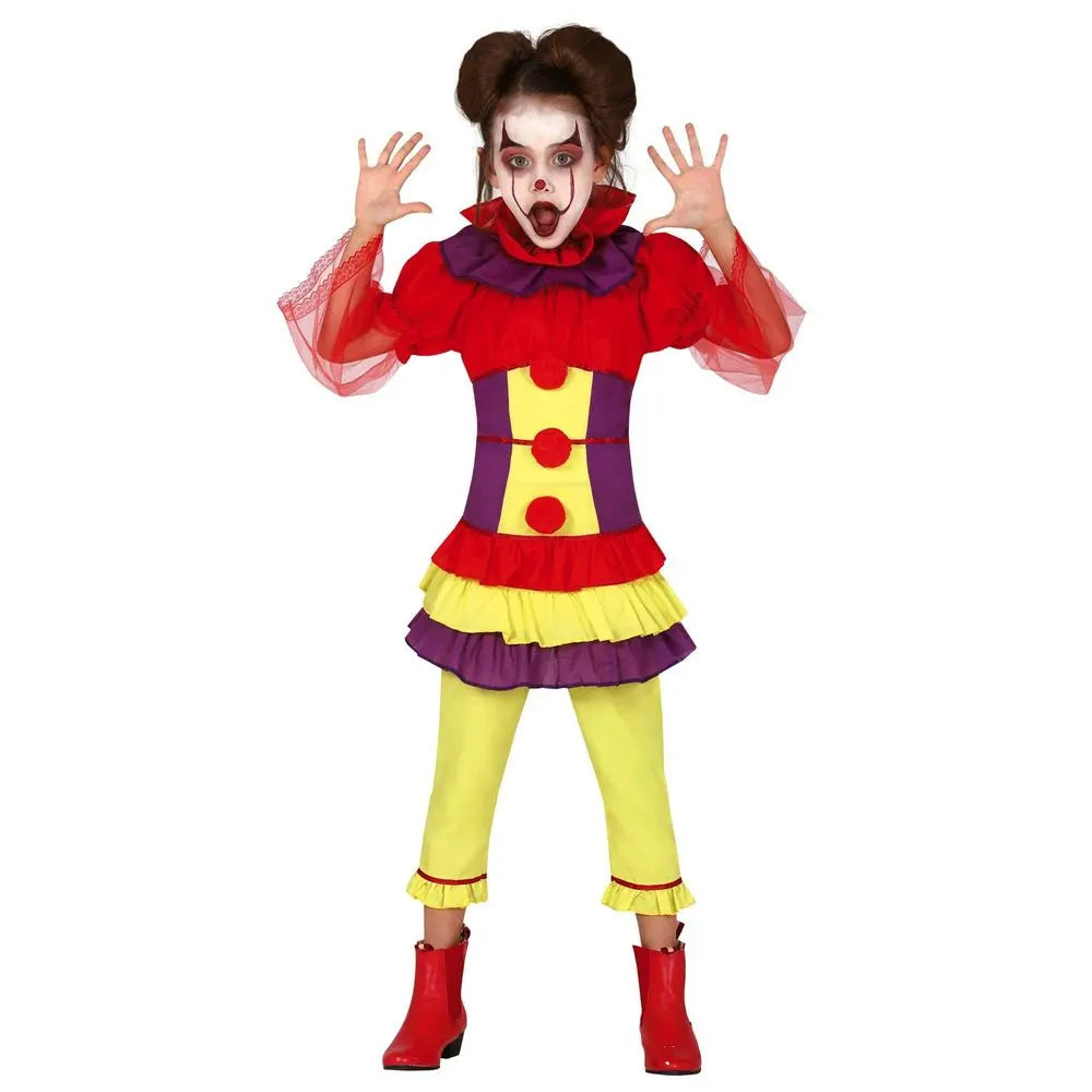 Costume Clown Fille - 5-6 ans