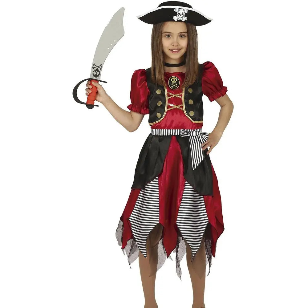 Costume Pirate Fille - 7-9 ans