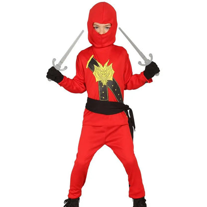 Costume Ninja Rouge - 3-4 ans