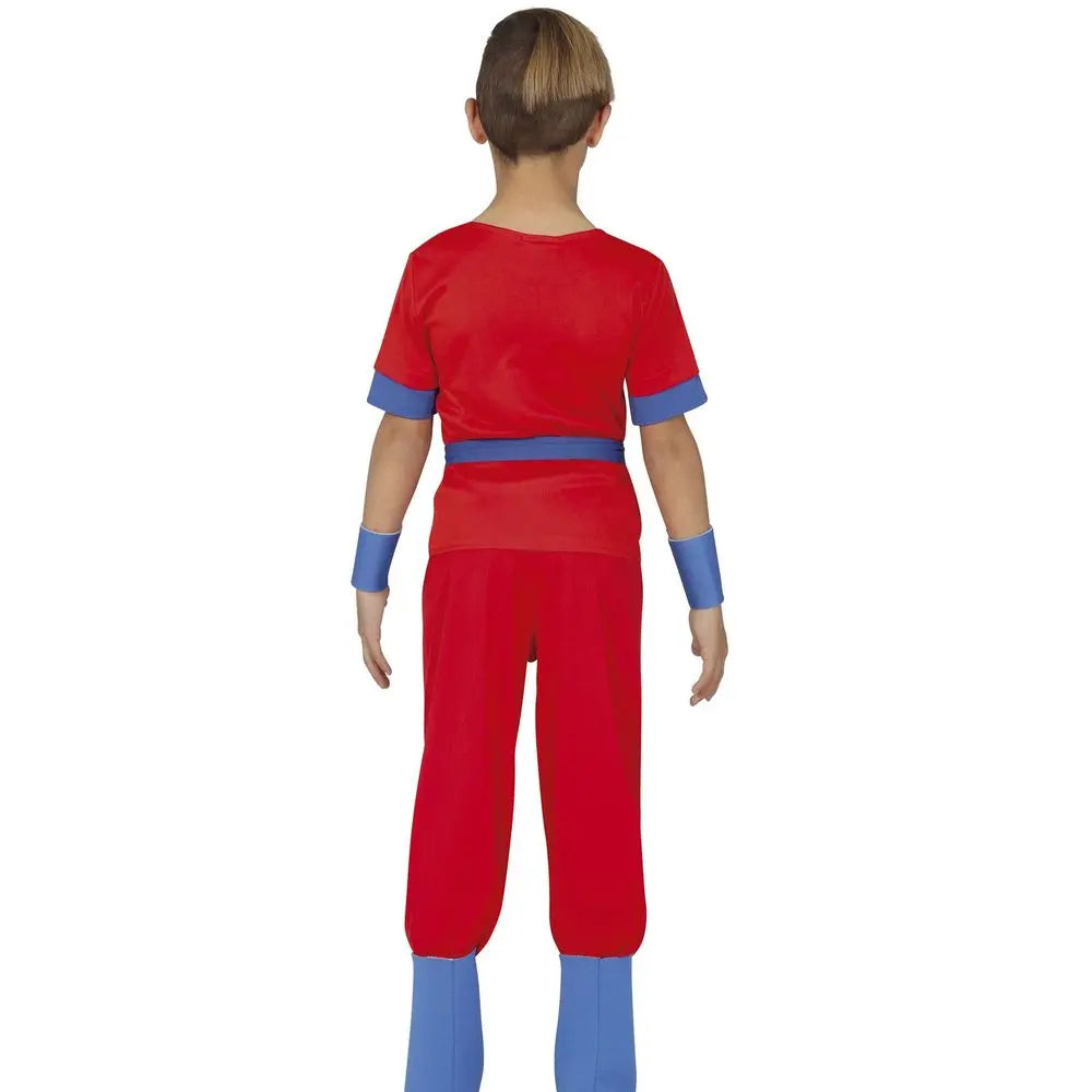 Costume Ninja Rouge/Bleu - 3-4 ans