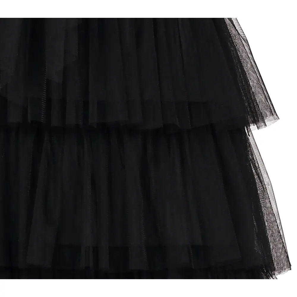 Costume Adulte "Mercredi Addams Wednesday Gothique" - S - Taille 36–38