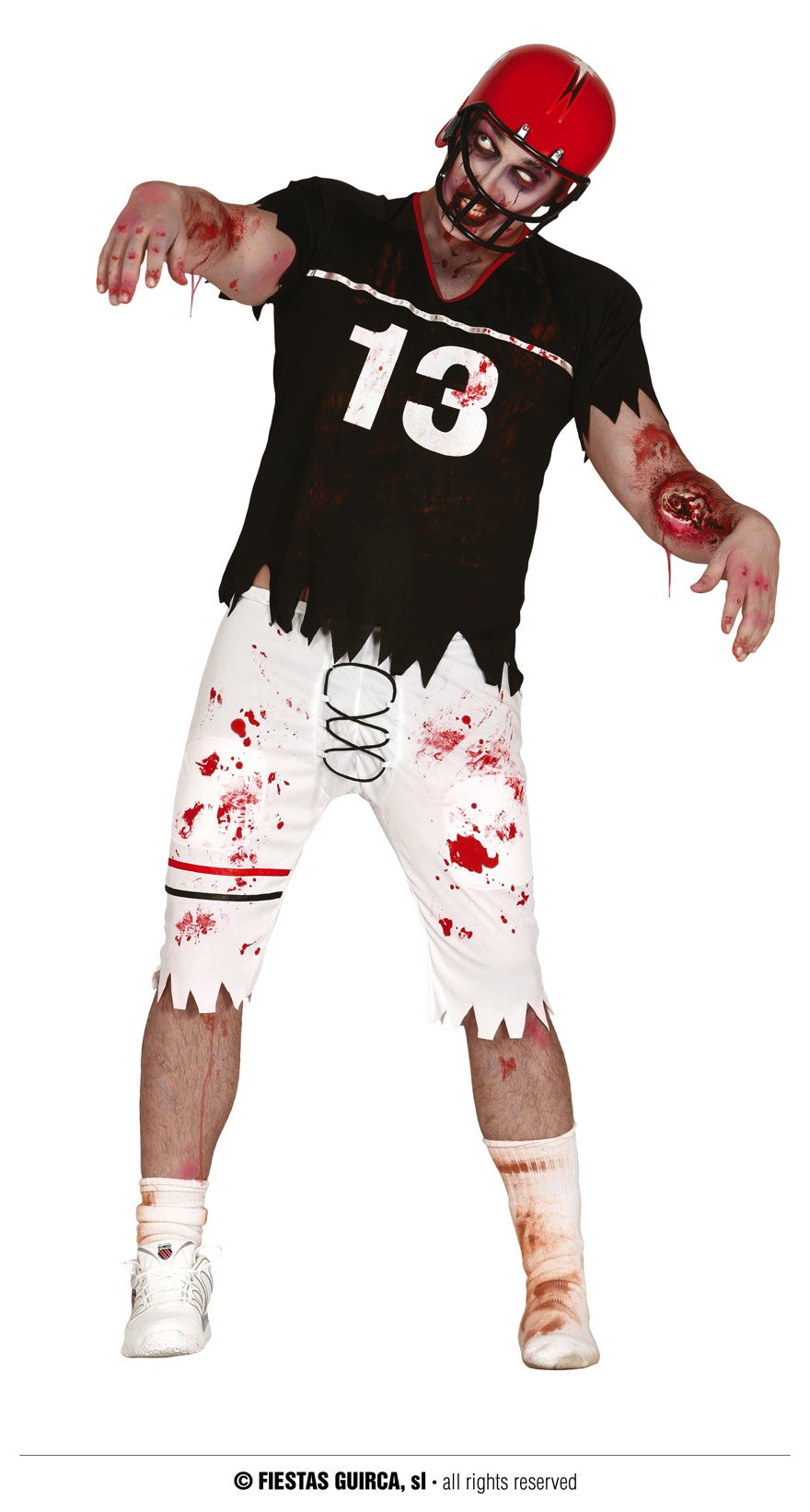 JOUEUR RUGBY ZOMBIE TAILLE L