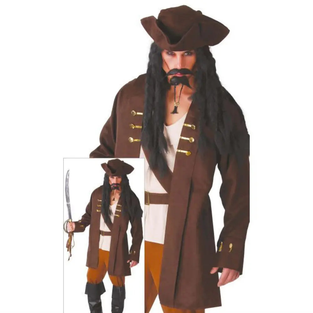 Costume Homme Capitain Pirate - XL